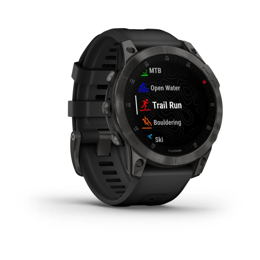 Montre Connectée Garmin Epix (Gen 2) / Sapphire Titane DLC 47 mm / noir