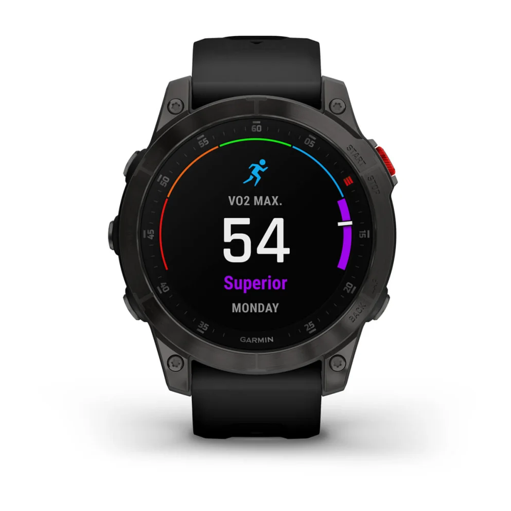 Montre Connectée Garmin Epix (Gen 2) / Sapphire Titane DLC 47 mm / noir