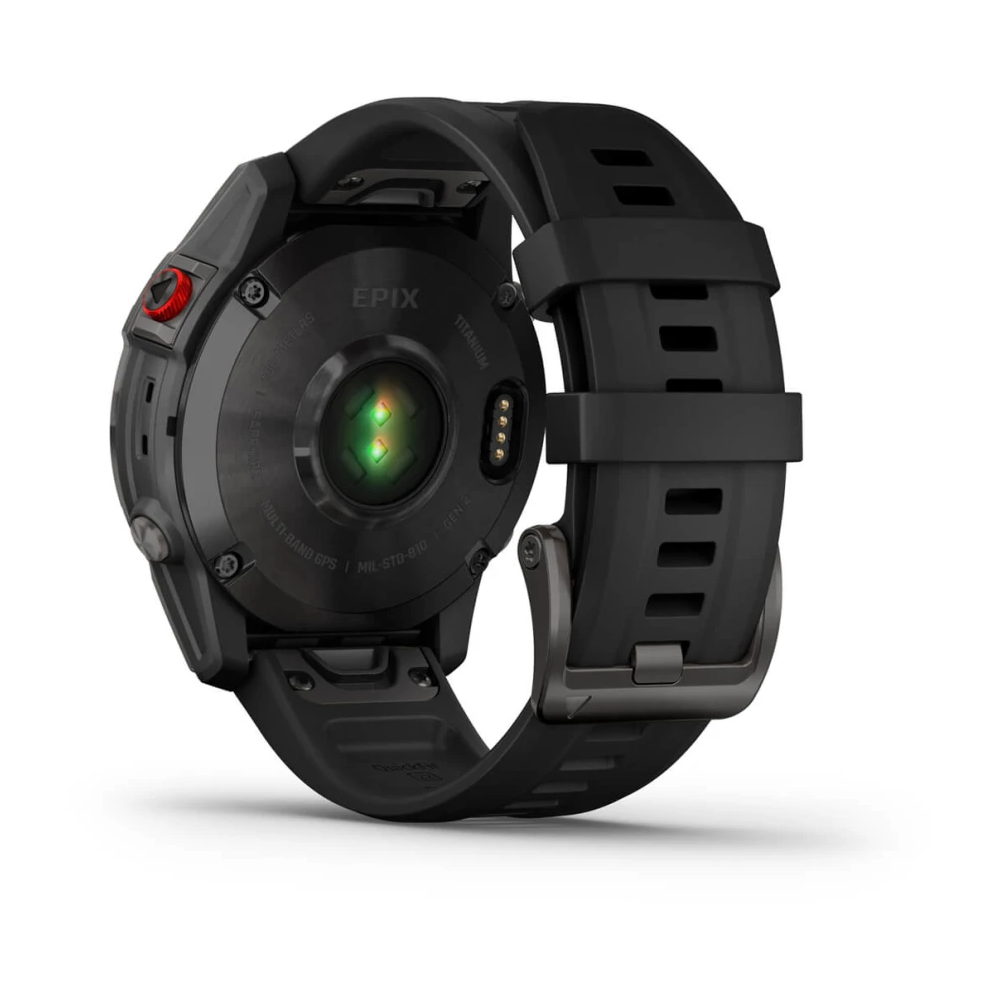 Montre Connectée Garmin Epix (Gen 2) / Sapphire Titane DLC 47 mm / noir