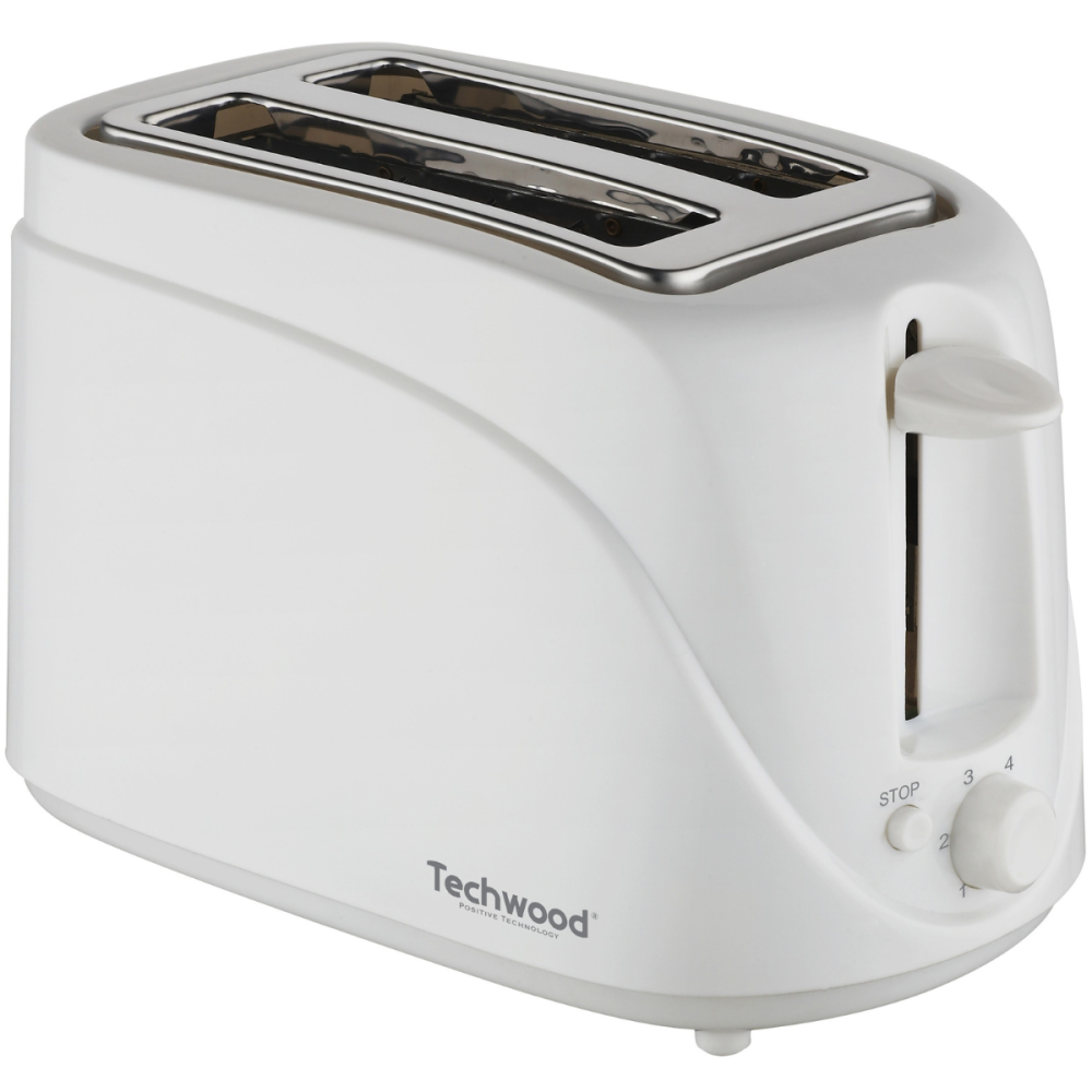 Grille Pain 2 Fentes TECHWOOD TGP-202 700 W / Blanc
