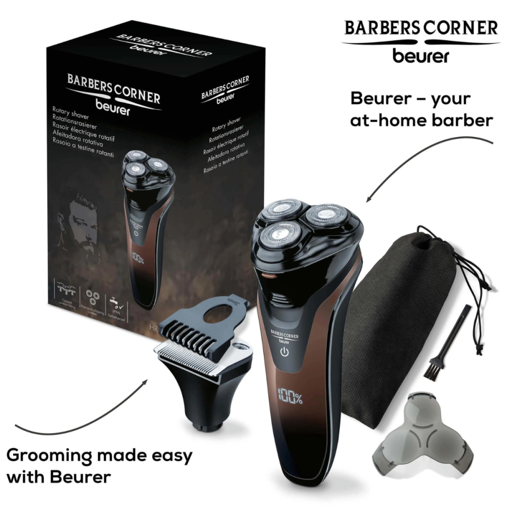 RASOIR ROTATIF WET & DRY BEURER HR 8000 / NOIR