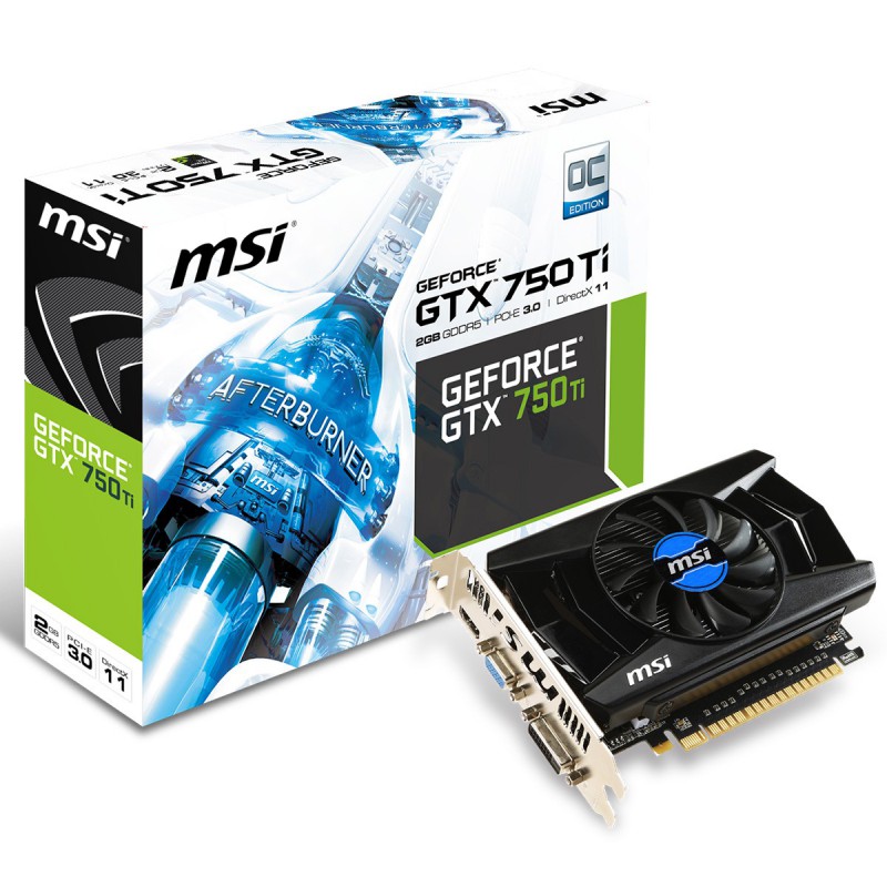 Carte graphique MSI GeForce GTX 750 2Go/DDR5