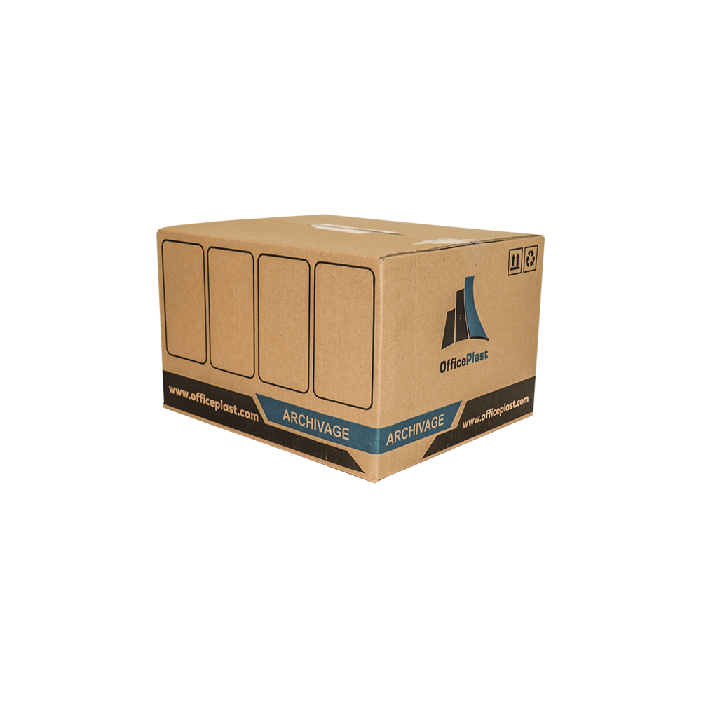 Caisse de stockage des boites d'archive
