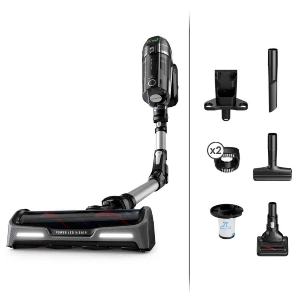 Aspirateur BALAI ROWENTA X-FORCE FLEX / 0.9Litre / NOIR