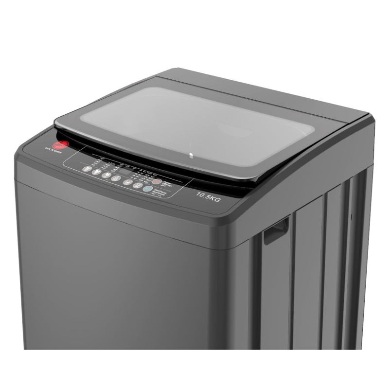 Machine à laver Automatique Top Load Hoover 10.5 Kg / 1000 trs / Silver + 50dt bon d'achat + Livraison + Installation et Mise en Marche Gratuites