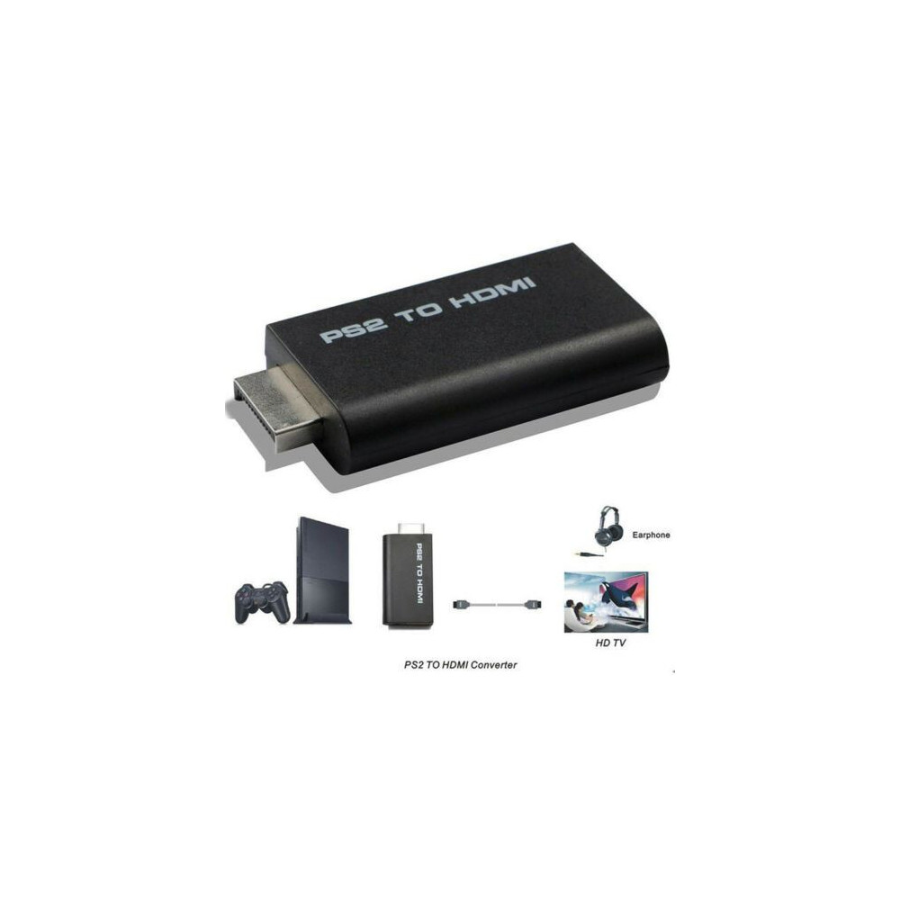 Convertisseur PS2 vers HDMI G300 couleur noir