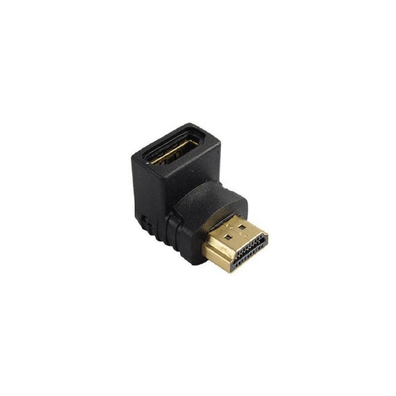 Adaptateur HDMI Femelle vers HDMI Femelle 90°