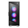Boîtier Gaming Mi-tour MSI MPG VELOX 100R / ATX / ARGB / Noir