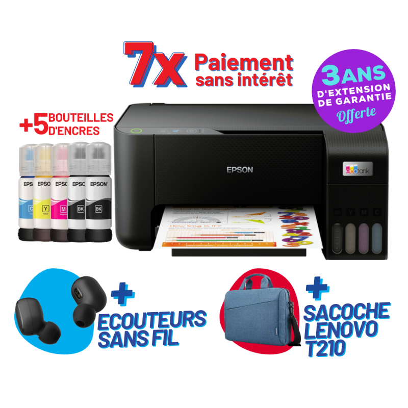 Imprimante Jet d Encre à Réservoir Intégré EPSON ECOTANK L3111