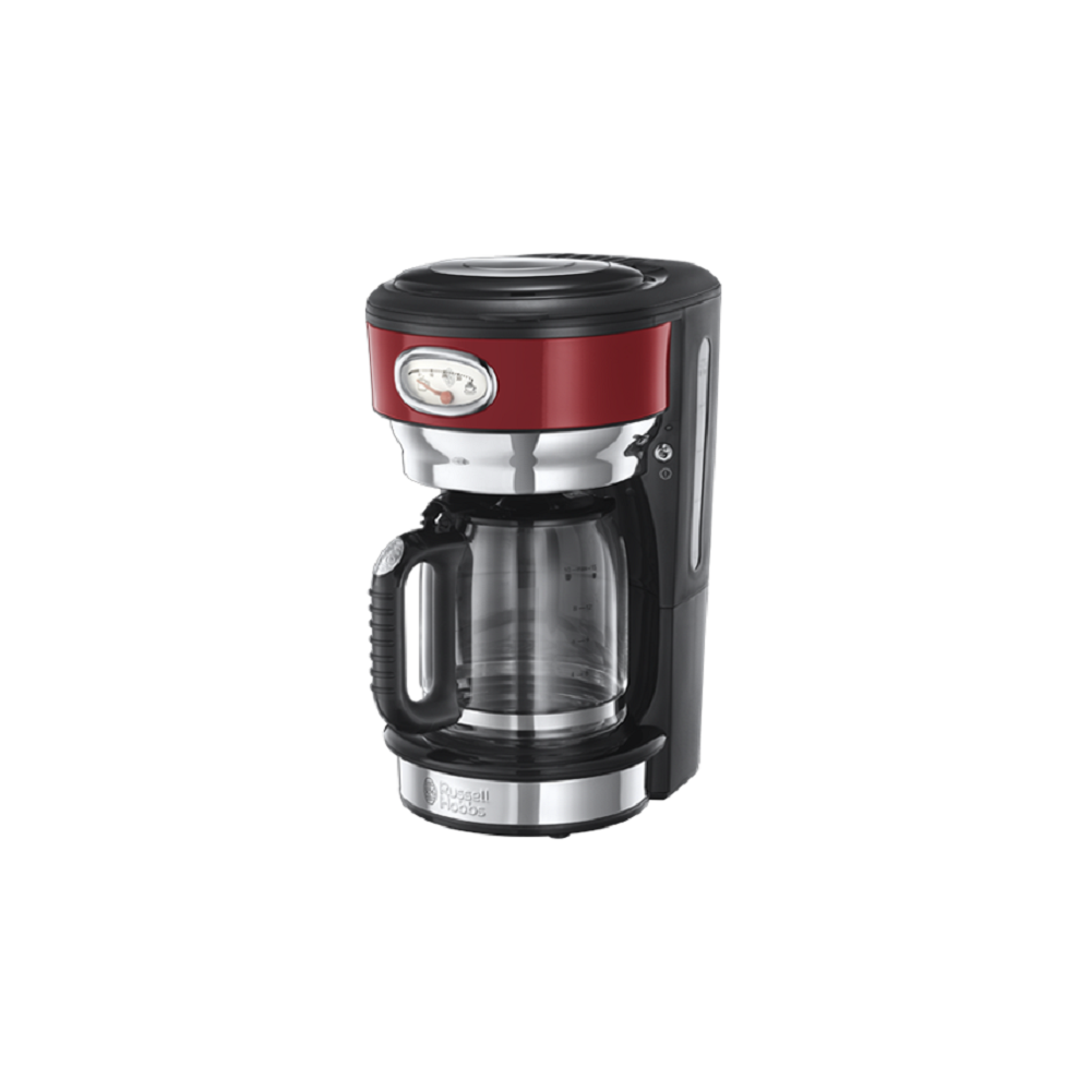 Cafetière Russel Hobs 21700-56 / 10 TASSES / 1000 W  / Rouge