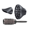 Sèche-cheveux Curl & Straight Confidence / 2200W / Gris et rose