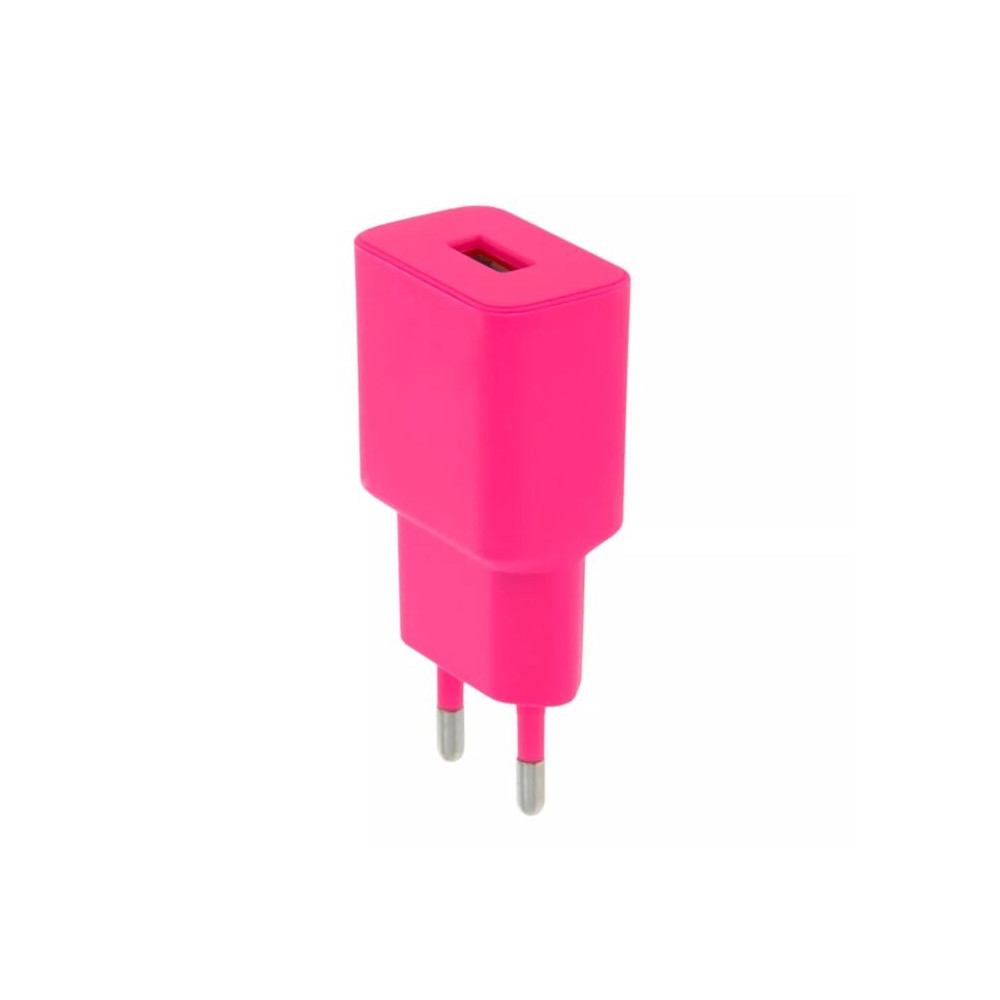 Chargeur Setty / 1x USB 2,4A / Rose