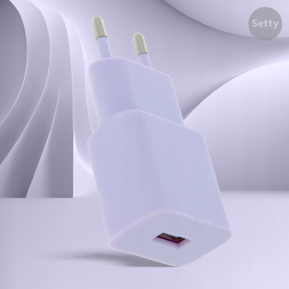 Chargeur Setty / 1x USB 2,4A / Violet