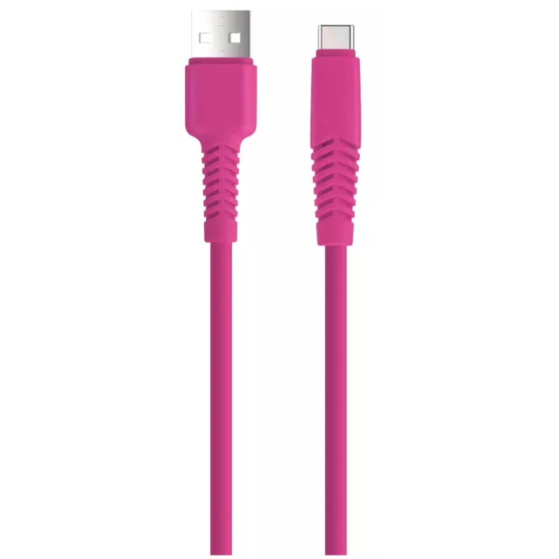 Câble Setty USB-A Vers USB-C / 1.5M / Rose