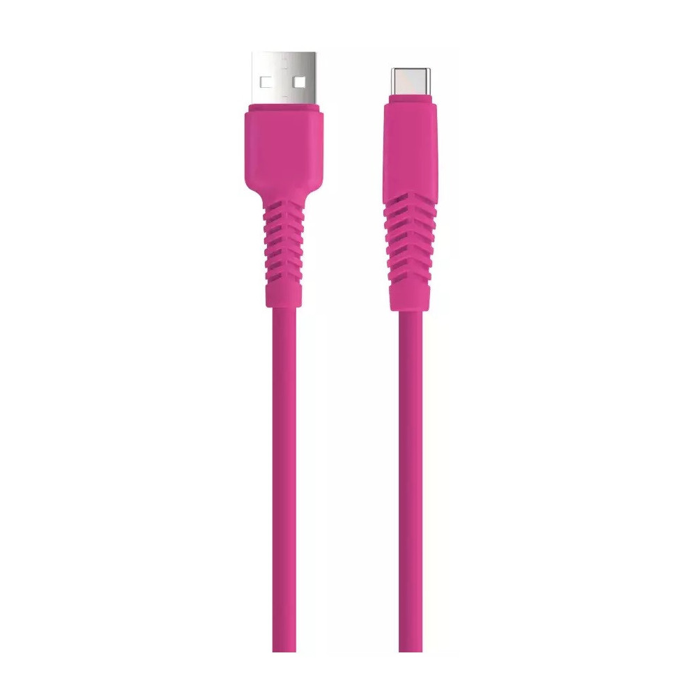 Câble Setty USB-A Vers USB-C / 1.5M / Rose