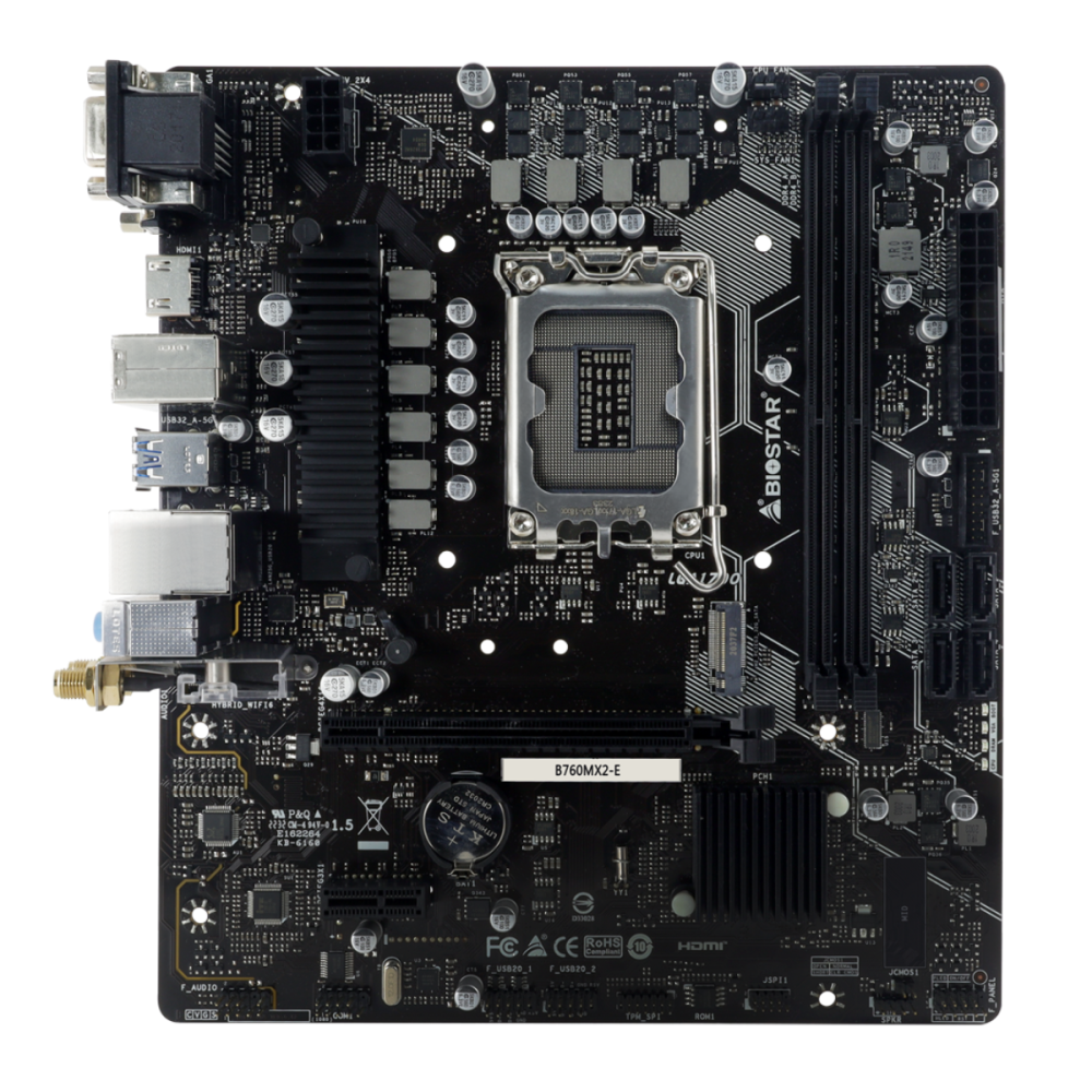 Carte mère Biostar B760MX2-E-D5 DDR5