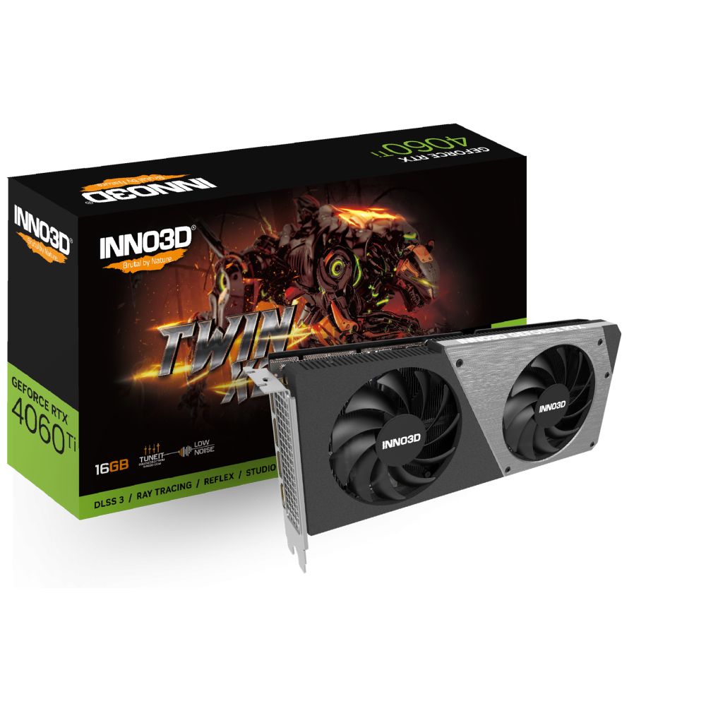 Carte Graphique INNO3D GEFORCE RTX 4060 Ti TWIN X2 / 16 Go GDDR6