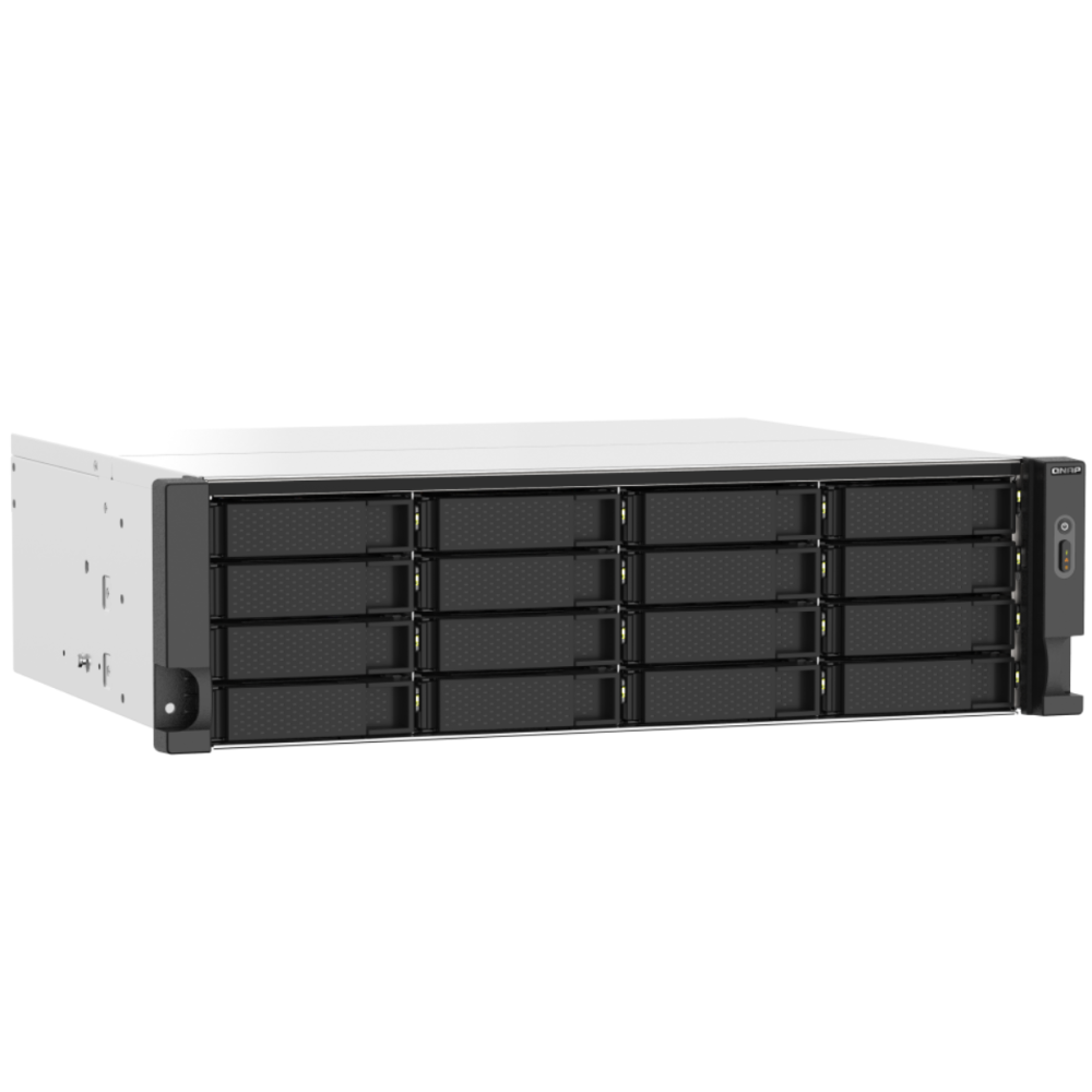 Serveur NAS 16 baies QNAP TS-1673AU-RP-16G / AMD Ryzen Embedded V1500B
