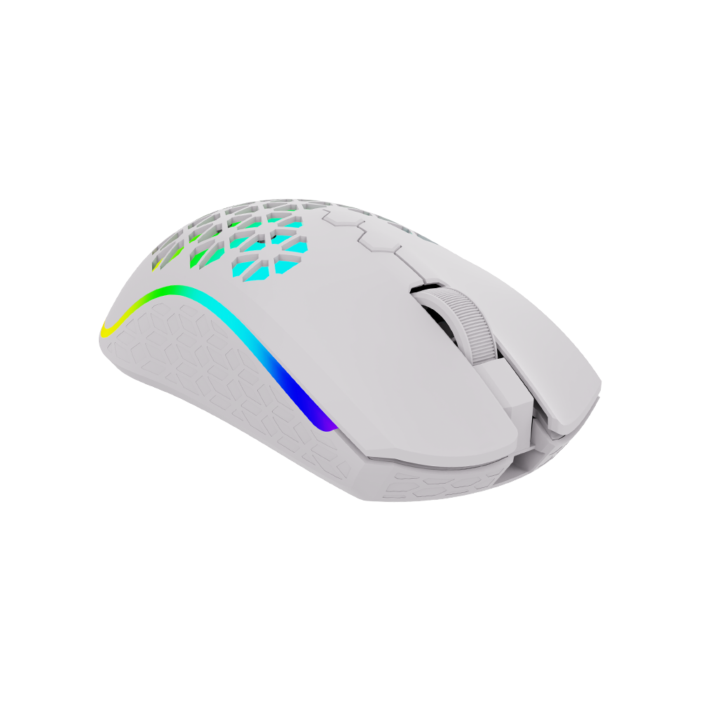 Souris Gaming Sans Fil AQIRYS Polaris / 16000 DPI / Blanc