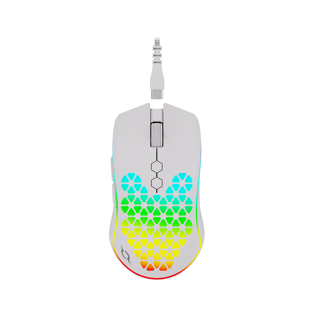 Souris Gaming Sans Fil AQIRYS Polaris / 16000 DPI / Blanc