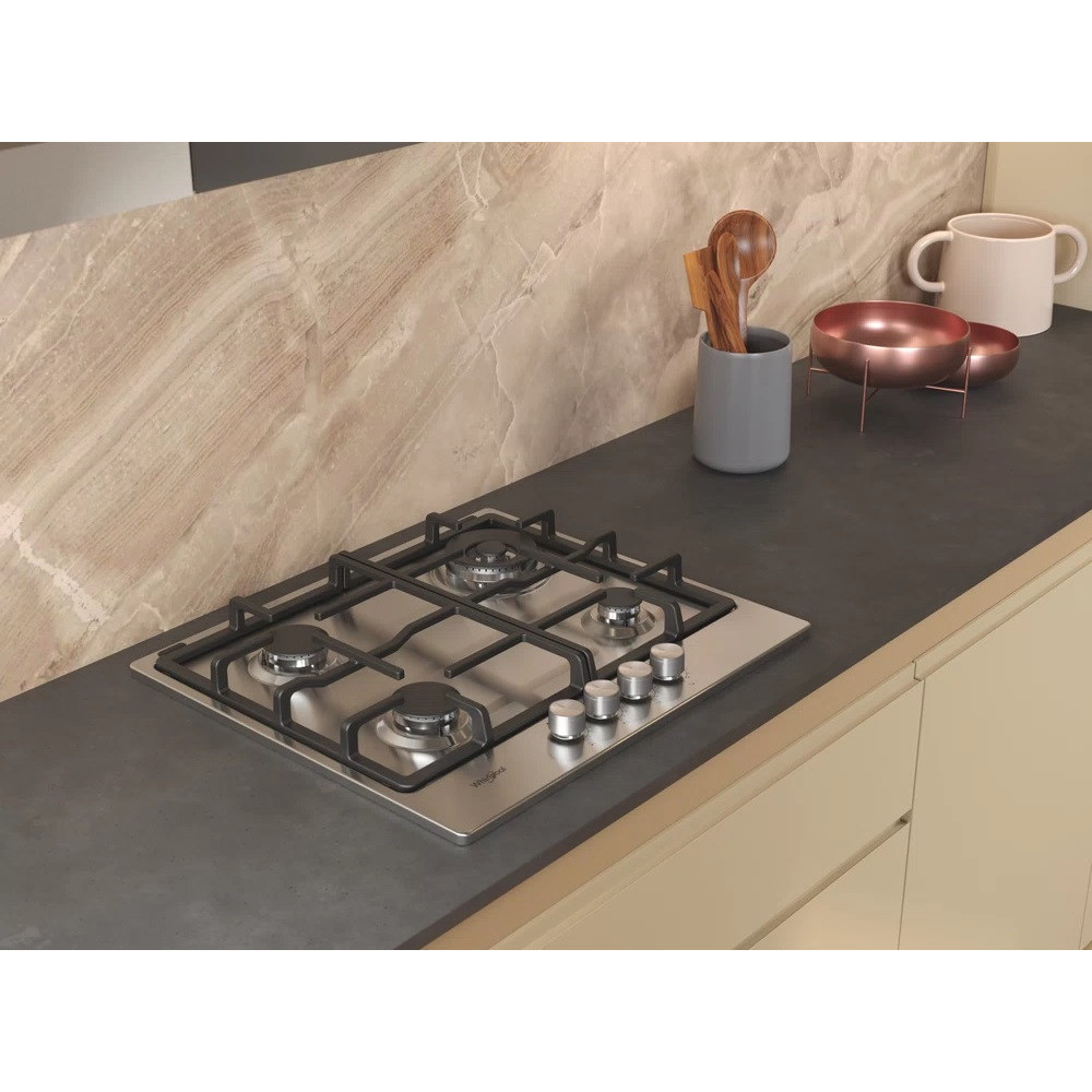 WHIRLPOOL 4 FEUX 60CM / INOX