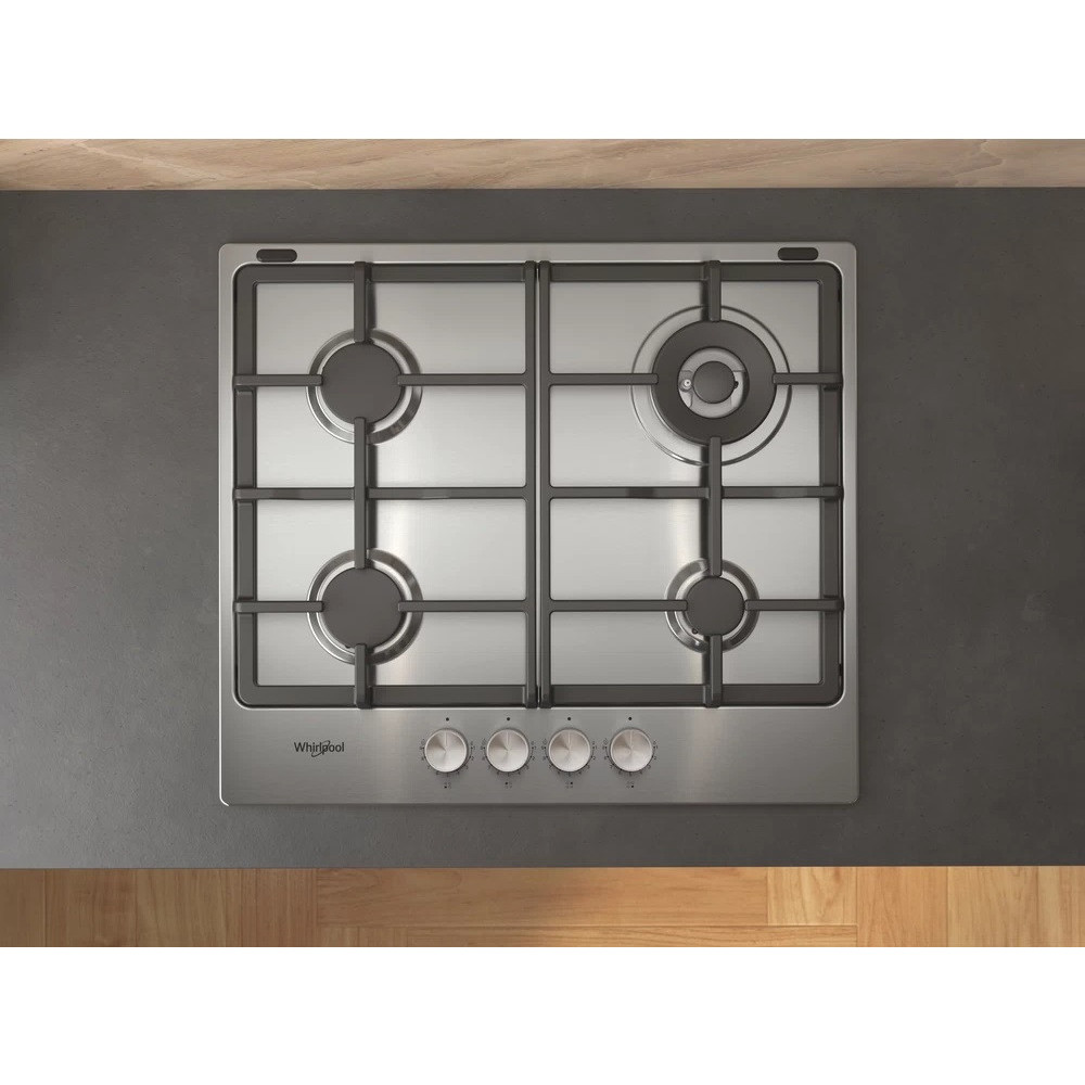 WHIRLPOOL 4 FEUX 60CM / INOX