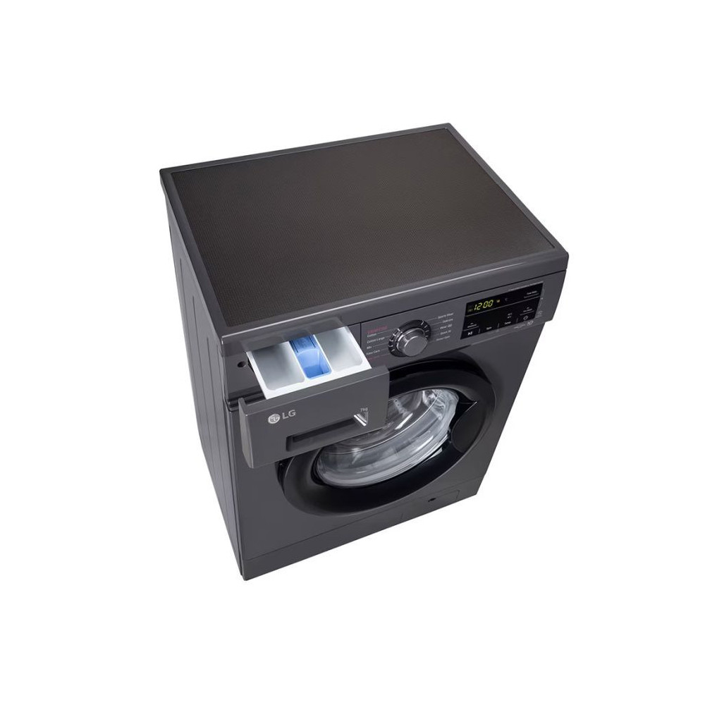 Machine à Laver LG F2J3QYG6J Direct Drive 7 KG /1200 trs / Noir