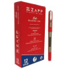 Pack de 12 Stylos ZAPP ROLLER LESTO / Rouge