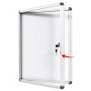 Tableau Vitrine blanc Cadre Aluminium / 104X102 / 12x A4