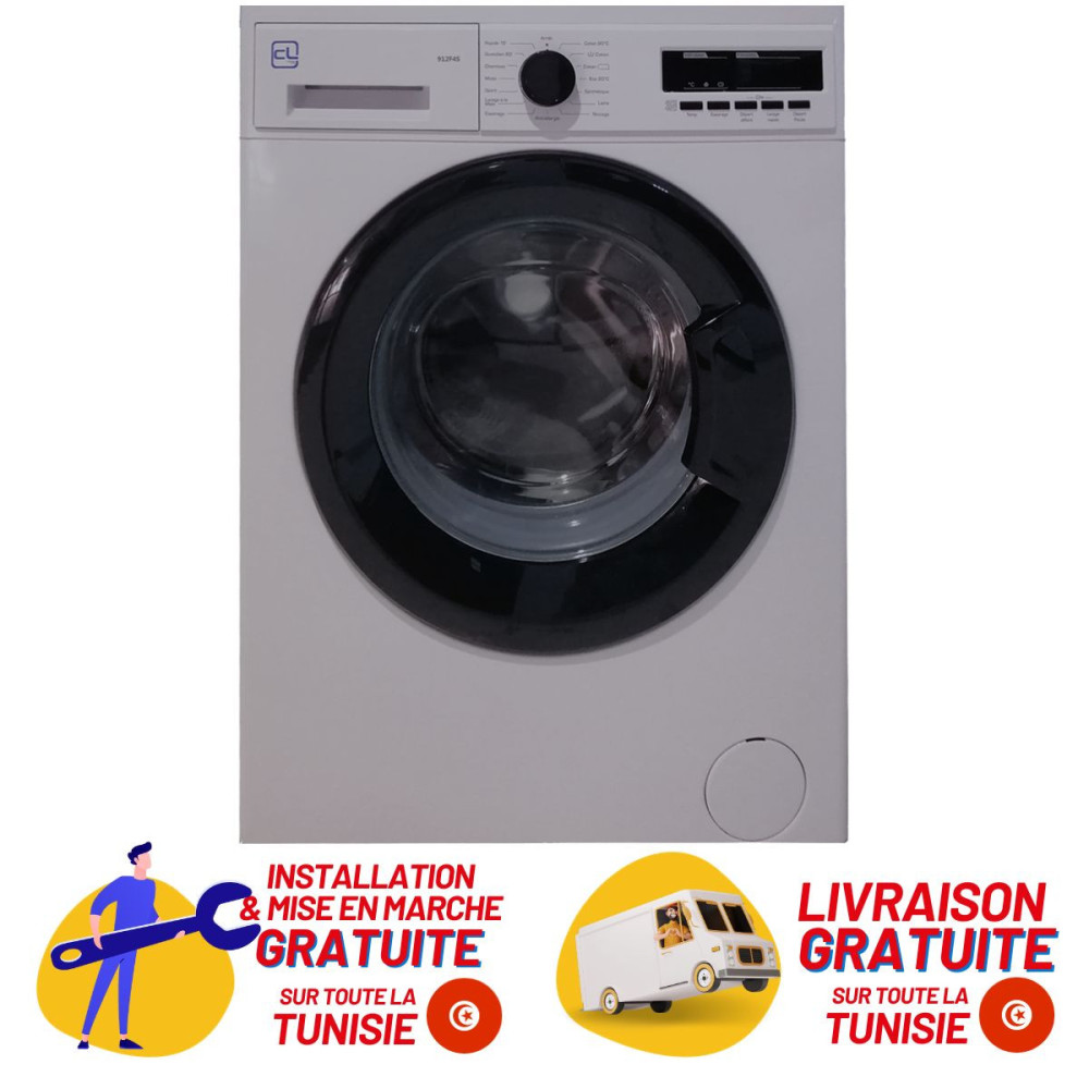 Machine à laver Frontale ConfortLine 9kg / Silver / 912F4S