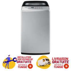 Machine à laver TopLoad Samsung 9Kg WA90H4400SS / Silver