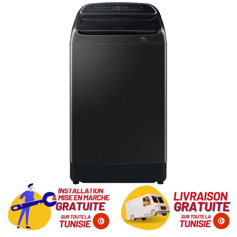 MACHINE À LAVER À CHARGEMENT PAR LE HAUT SAMSUNG 18 KG WA18T6260BV - Tunisie