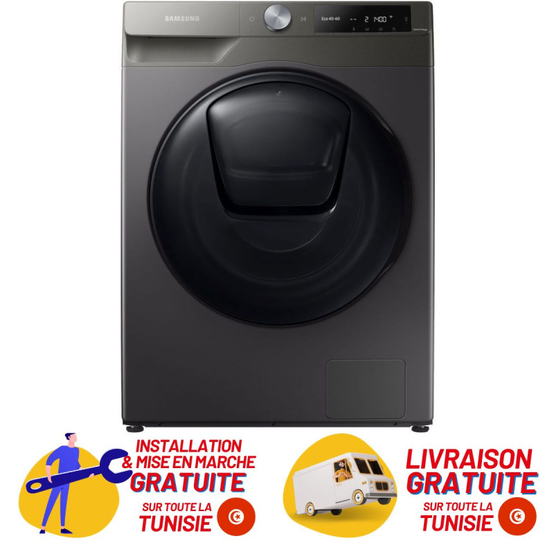 Lave Linge Séchant Samsung 10 Kg Silver - WIKI High Tech Provider