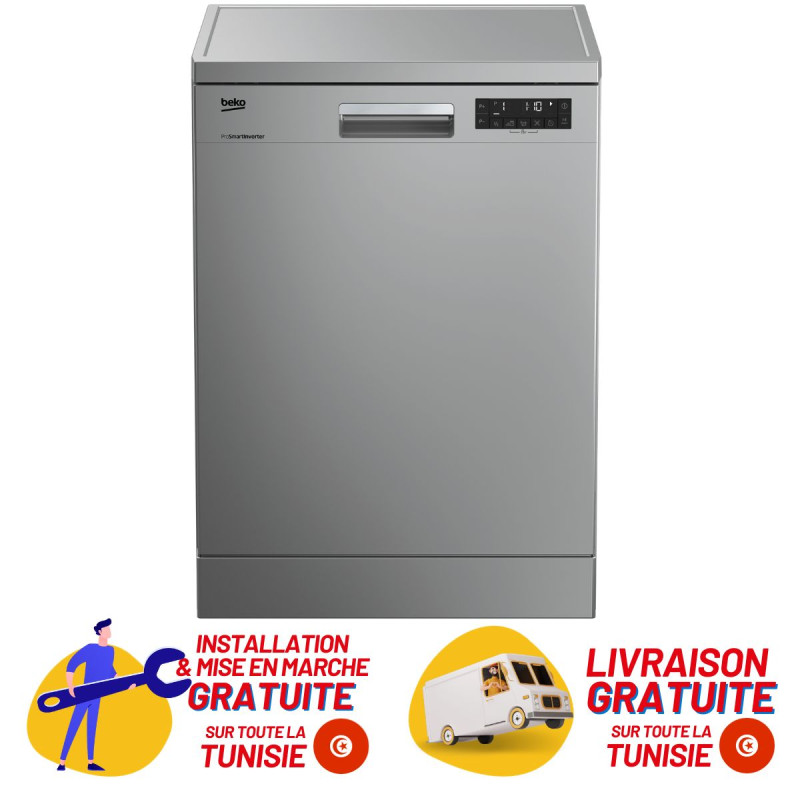Lave vaisselle Beko DFN28424X / 14 Couverts + Livraison + Installation et Mise en Marche Gratuites