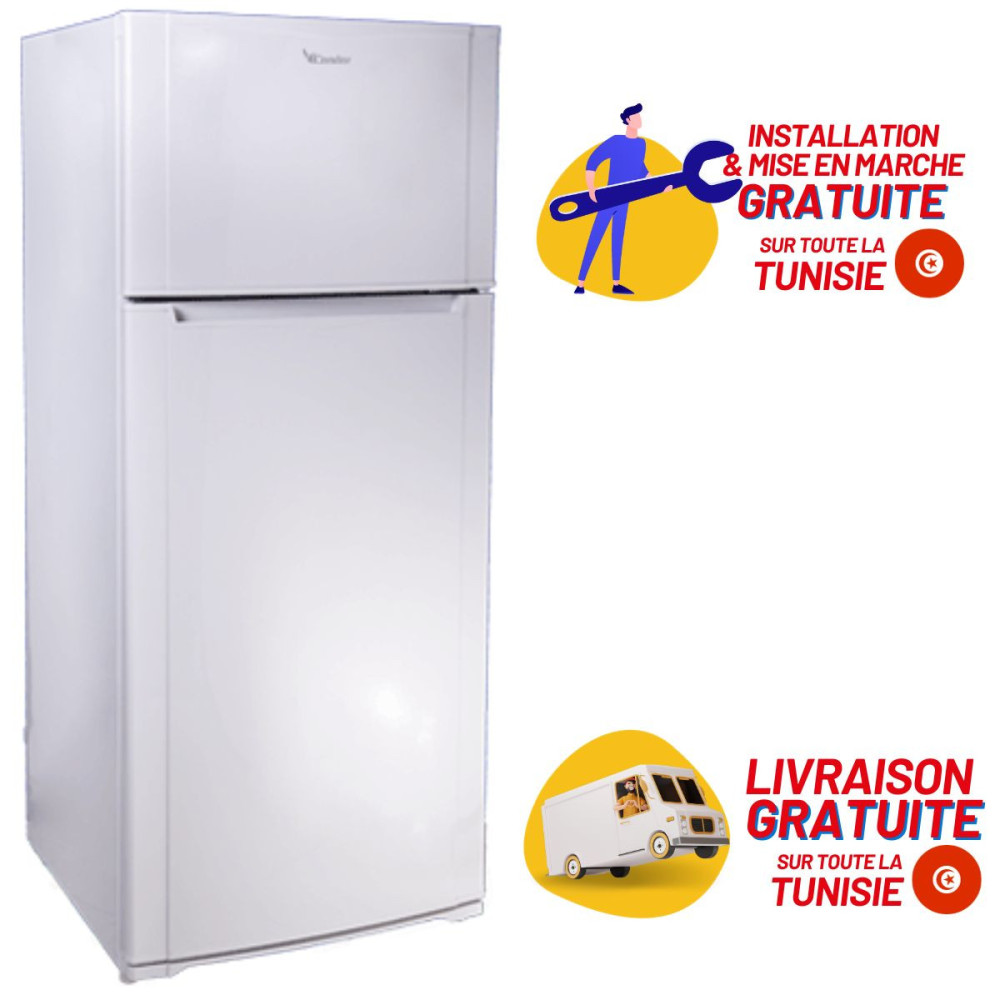 Réfrigérateur Condor Defrost 500L CRF-T60GF20 / Blanc + Livraison + Installation et Mise en Marche Gratuites