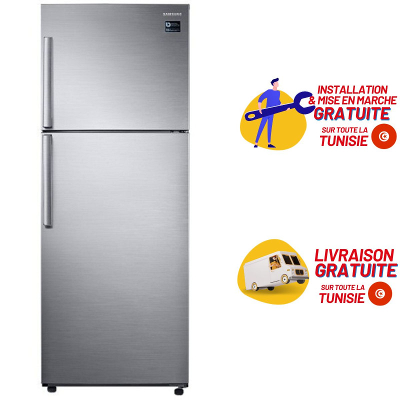 Slide  #8 Réfrigérateur Samsung avec congélateur en haut Twin Cooling Plus 384L / Silver + Livraison + Installation et Mise en Marche Gratuites