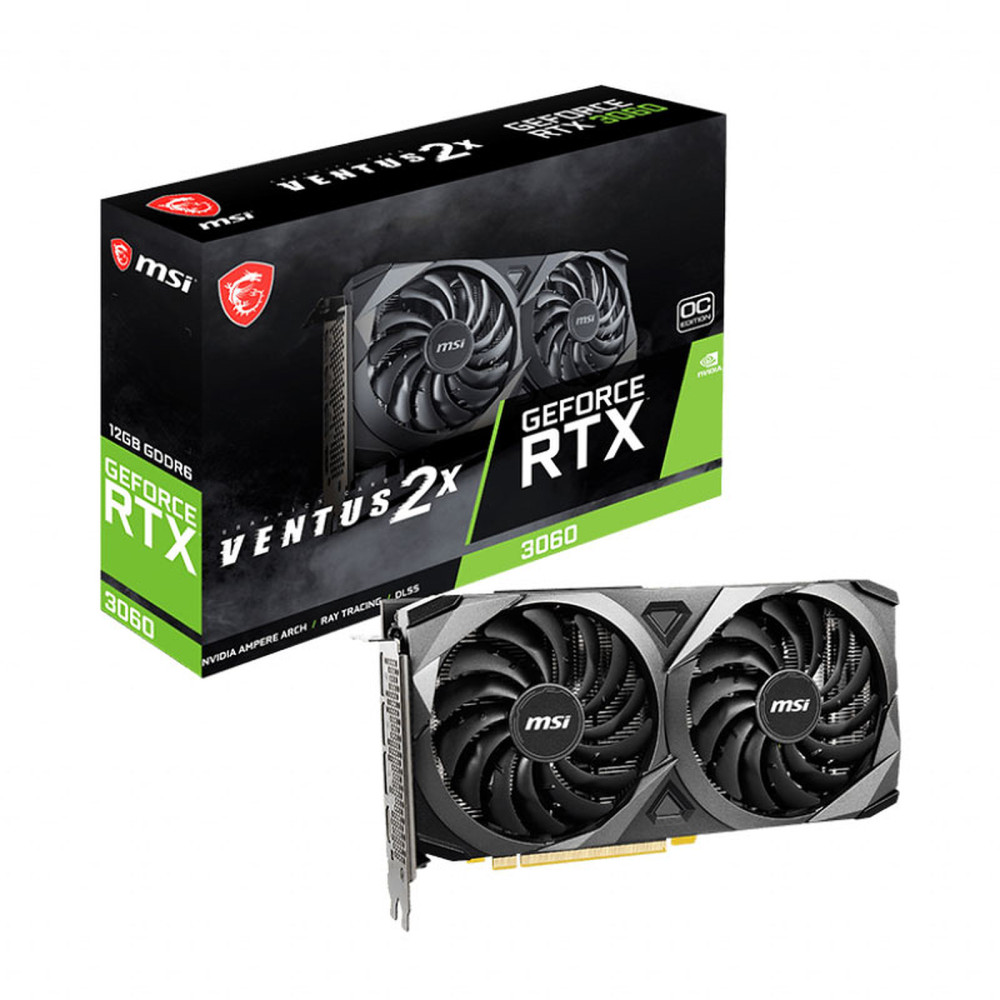 Carte Graphique MSI GeForce RTX 3060 VENTUS 2X OC / 12G GDDR6