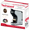 Machine à Café Expresso TECHWOOD 2en1 / NESPRESSO & DOLCE GUSTO