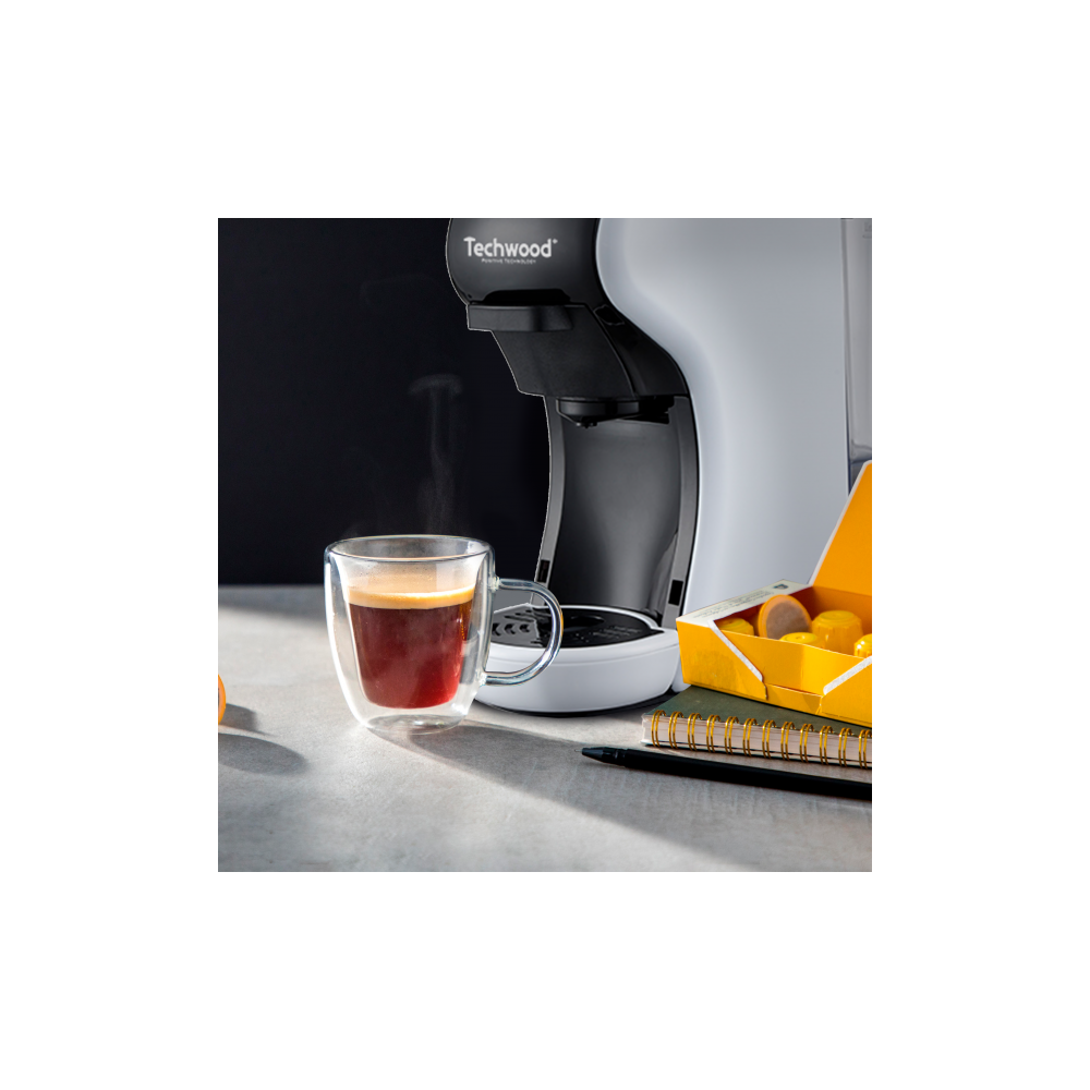 Machine à Café Expresso TECHWOOD 2en1 / NESPRESSO & DOLCE GUSTO