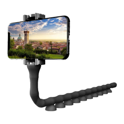 Support de Voiture magnétique Promate AirGrip-1 Pour Smartphone / Rouge et  Noir