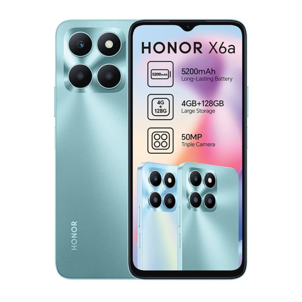 SMARTPHONE HONOR X6A / 4 Go / 128 Go / Bleu + Un Abonnement Offert