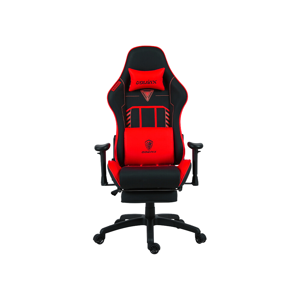 Chaise GAMING DOWINX LS6670 / Rouge / Avec Accoudoirs et repose pieds