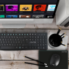 Pack Sans fil ELITE ADVANCE CLS-7100RF Clavier + Souris + Tapis / Noir