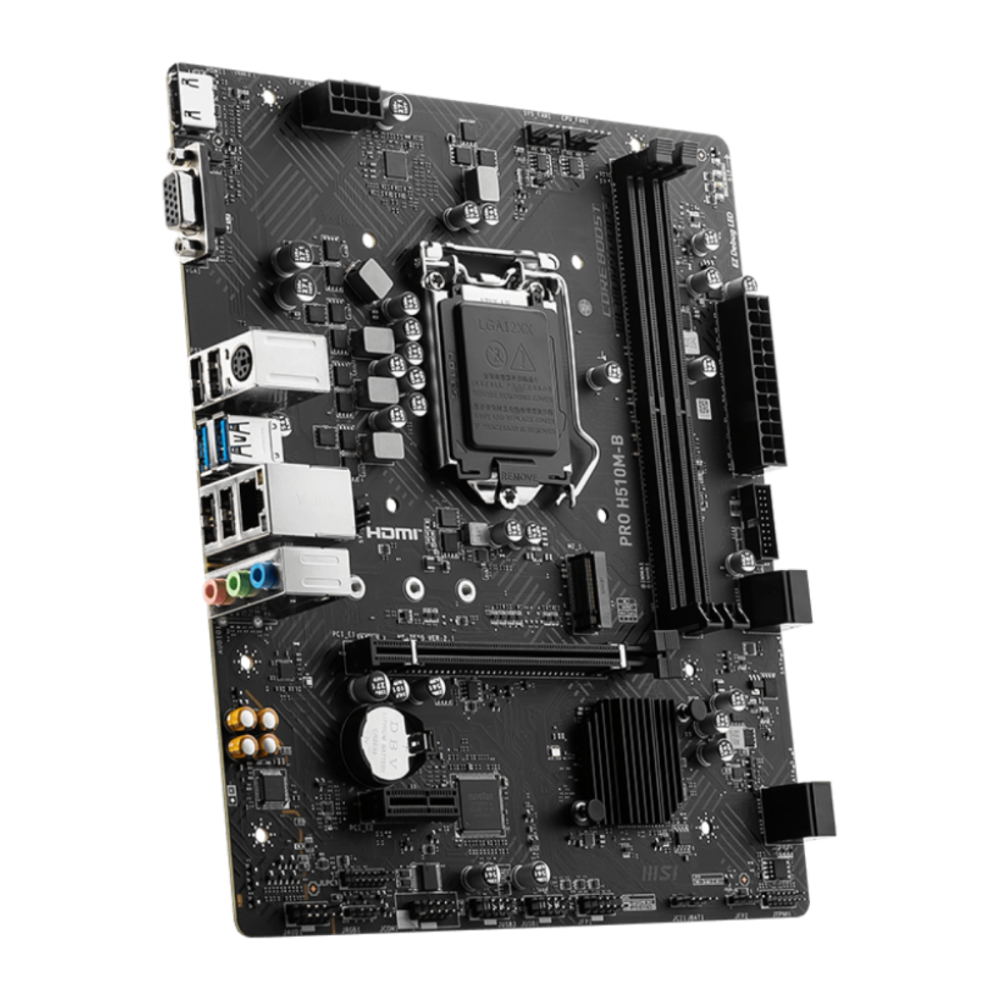 Carte mère MSI PRO H510M-B DDR4 / LGA 1200 / 10e génération