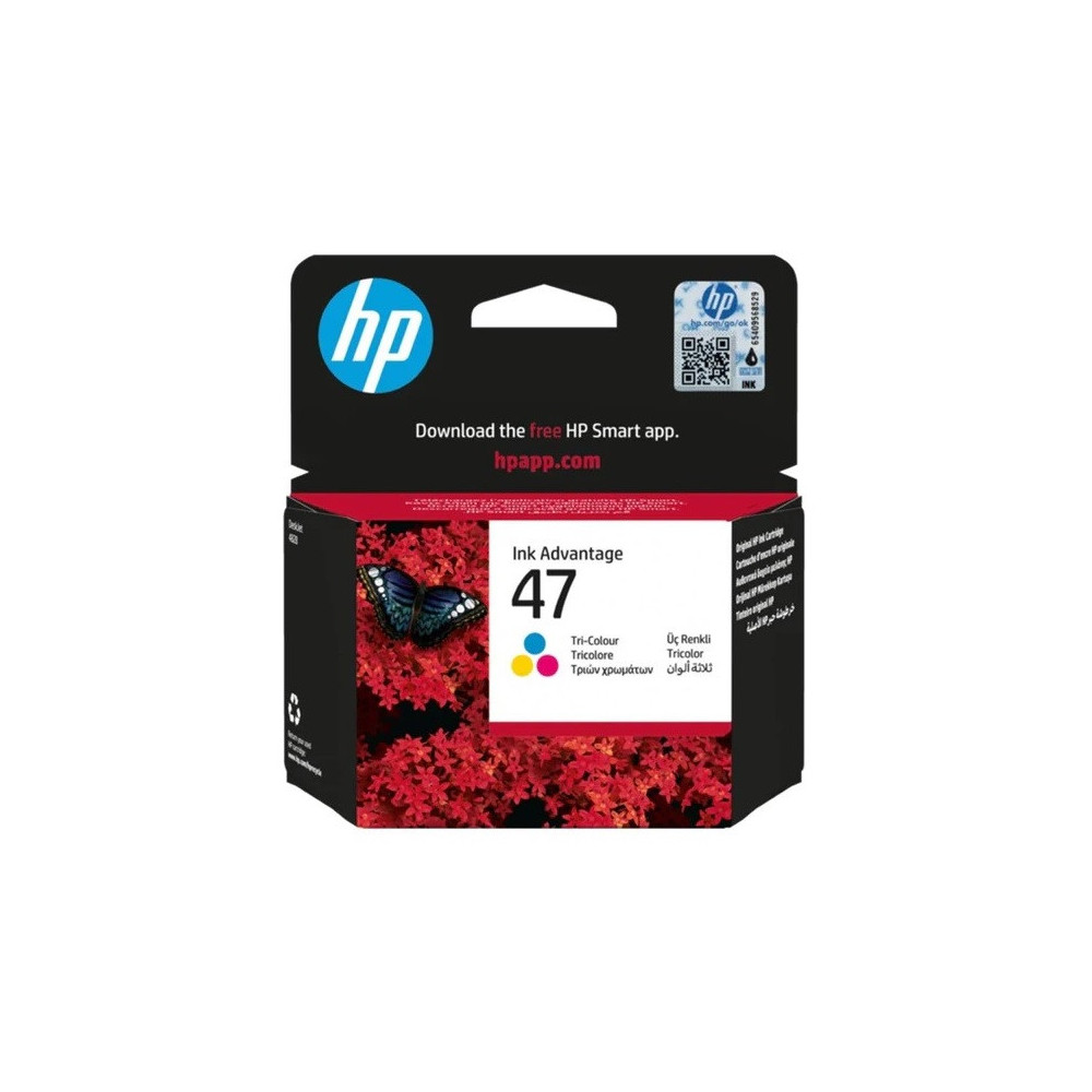 Cartouche ORIGINALE HP 47 / TROIS COULEURS