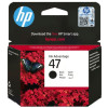 CARTOUCHE HP ORIGINALE HP 47 / Noir