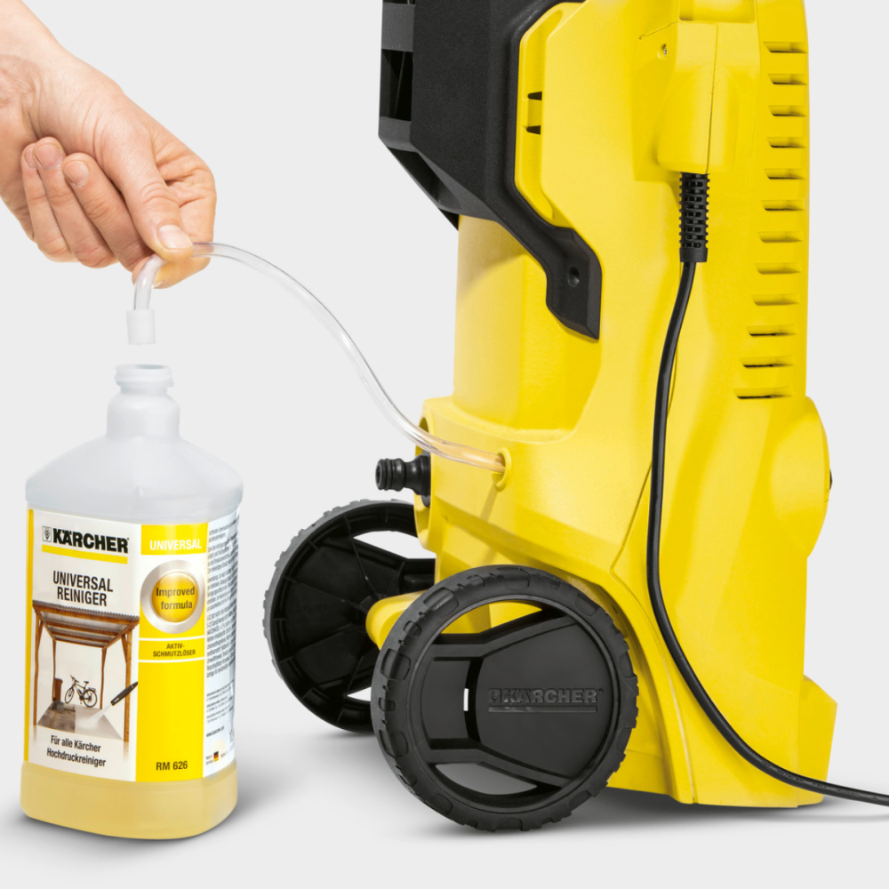NETTOYEUR HAUTE PRESSION KÄRCHER K2 POWER CONTROL 1400W / NOIR et JAUNE