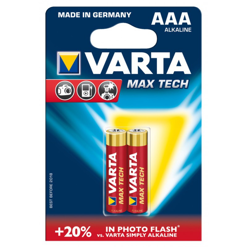 Pile Varta Max Tech LR03 BP2