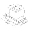 hotte focus inox 90cm