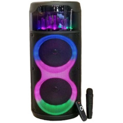 Haut Parleur ZQS 8223 / Avec Micro Filaire / Noir